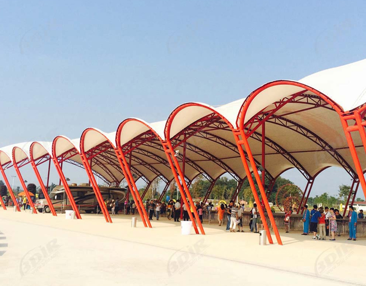 Bus Station Roofing System